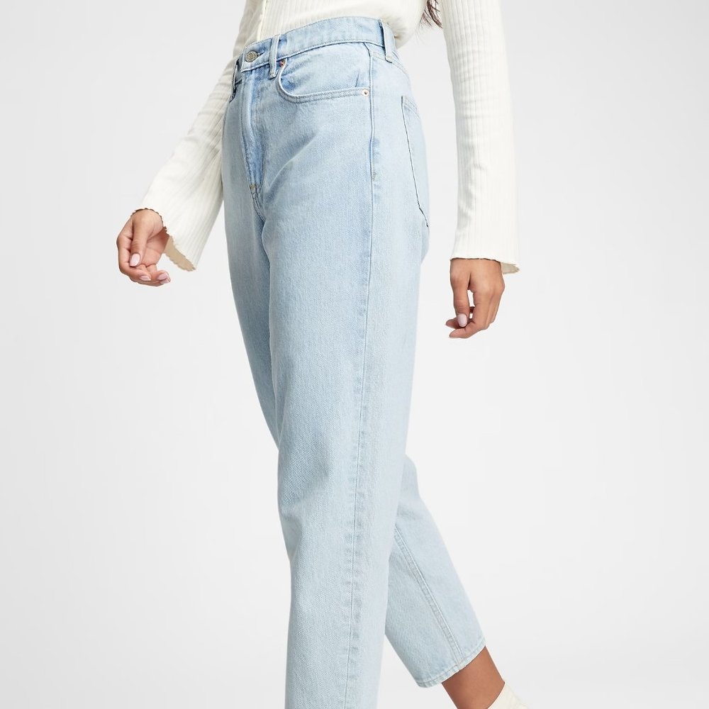 Gap Barrel Jean High Rise Size 27 (Tall)